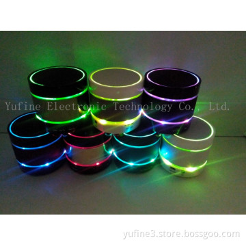 Supply LED flash light Bluetooth speaker, S09 wireless Bluetooth speaker, hot selling mini Bluetooth speaker, Three LED light Ba